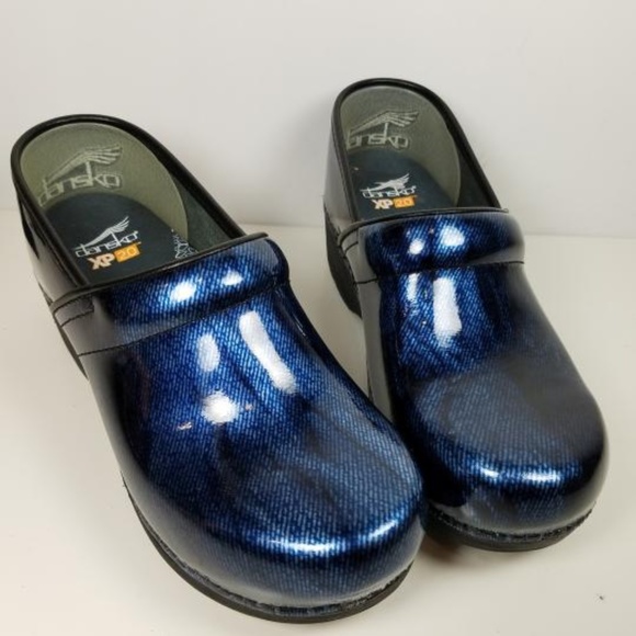 dansko navy blue shoes